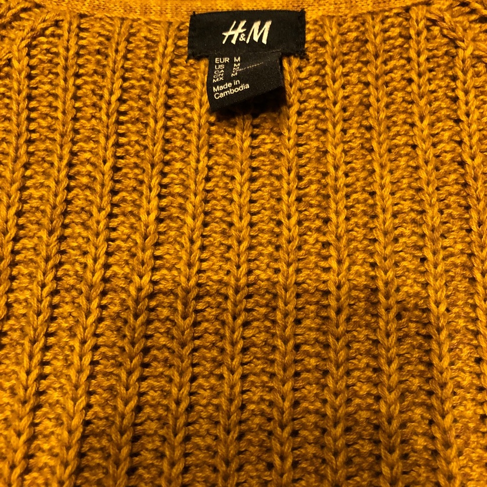 Yellow Boyfriend Sweater